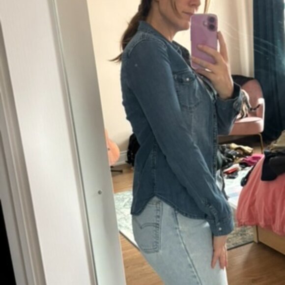 Denim blouse - Picture 2 of 5